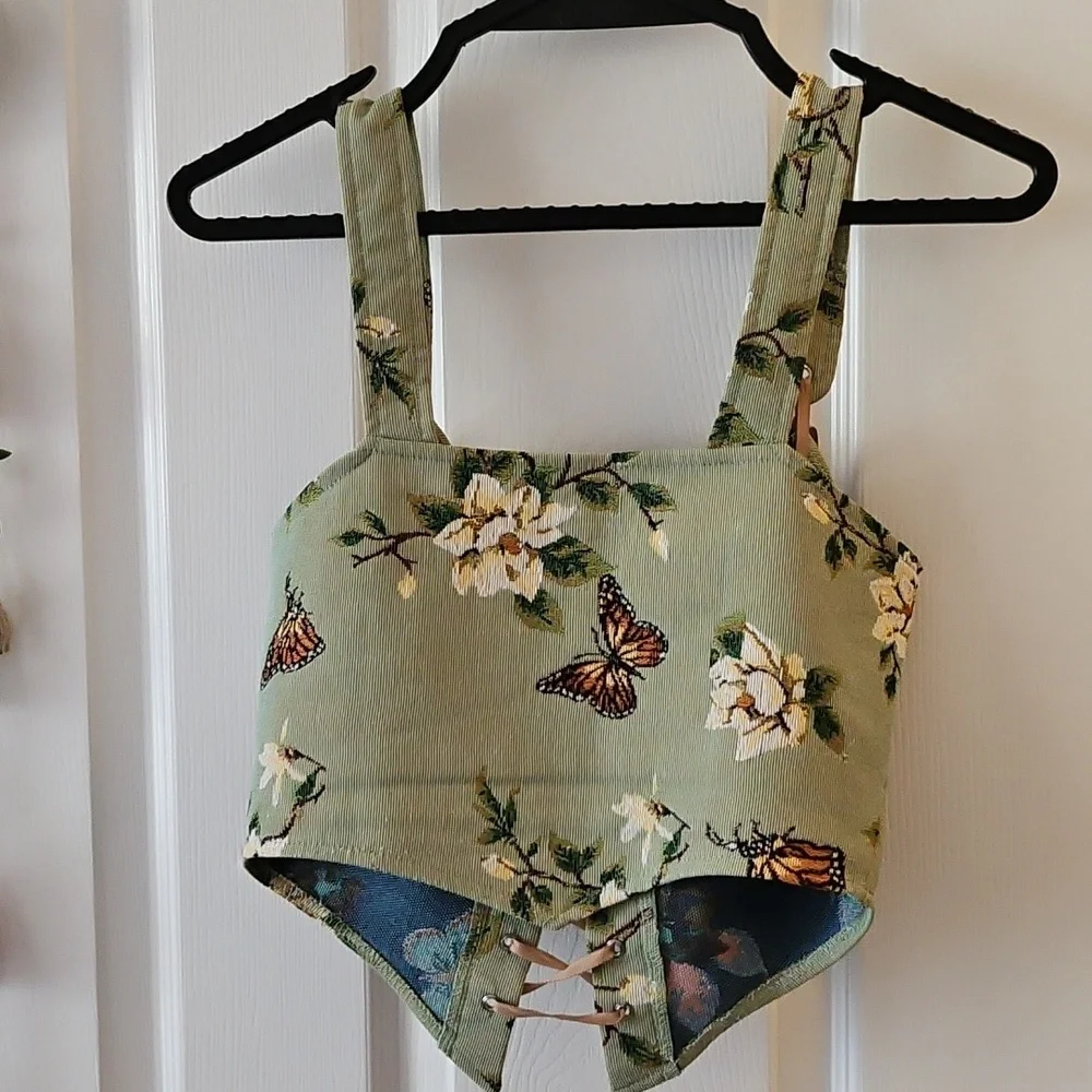 Nature-themed Corset Top - Picture 8 of 11